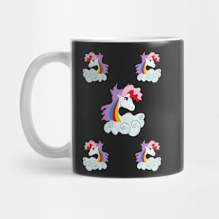 5 unicorns Mug